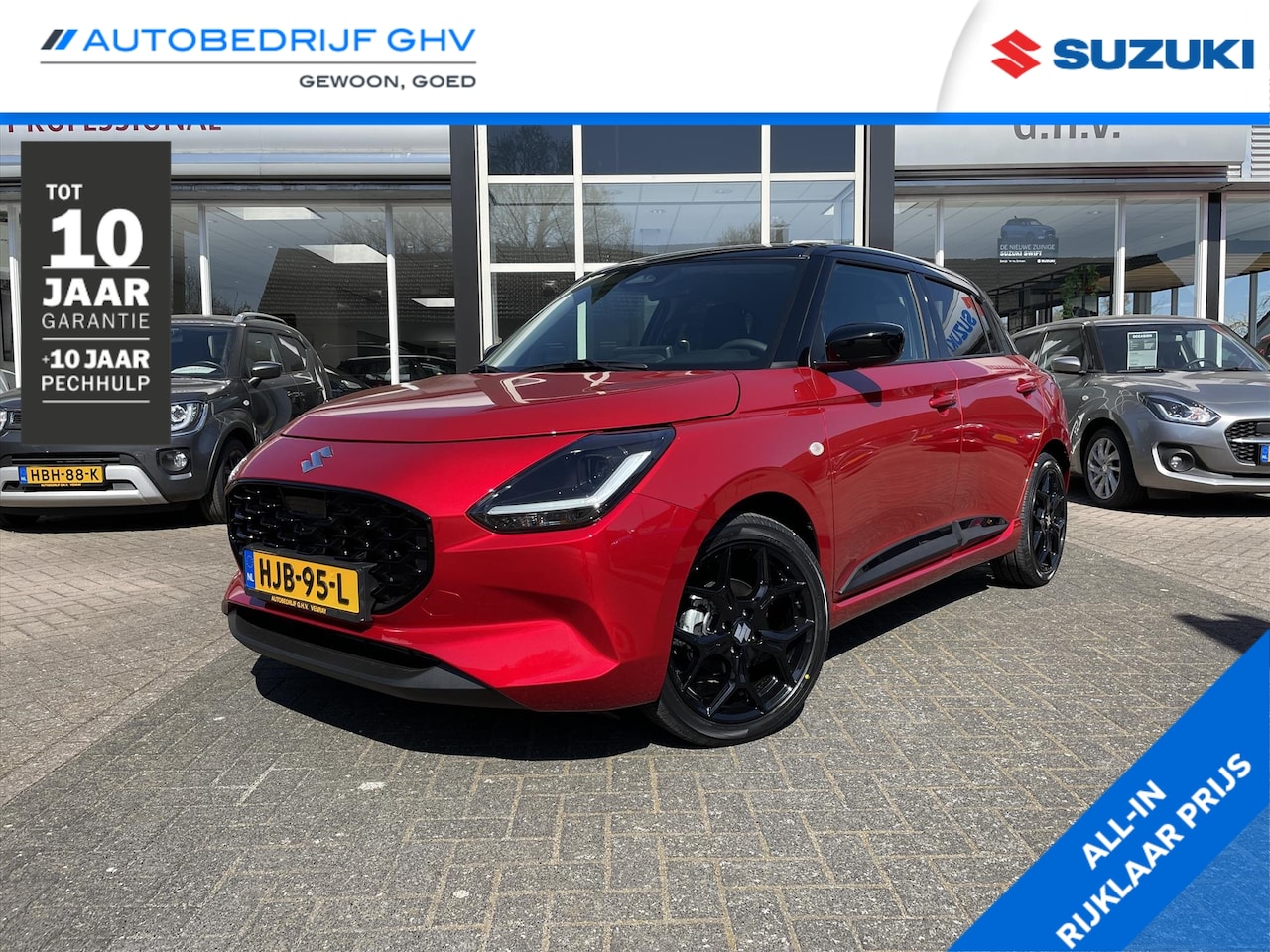 Suzuki Swift - New 1.2 Smart Hybrid 83pk Select | 17" | Black Rhino | - AutoWereld.nl