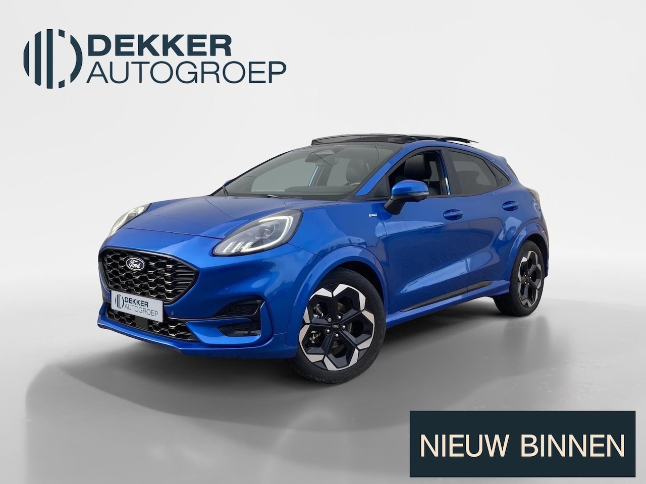 Ford Puma - 1.0 EcoBoost Hybrid 155 pk ST-line X Automaat Panoramadak - B&O Premium Audio - Half leder - AutoWereld.nl