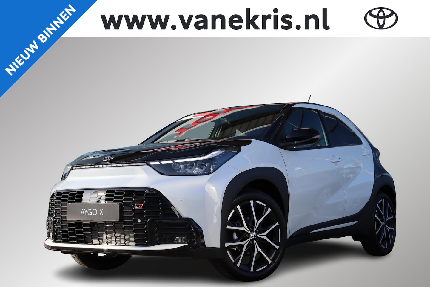 Toyota Aygo X - Hybrid 115 GR Sport Hybrid 115 GR Sport, Keyless entry, JBL, Stoelverwarming, Adaptieve cruise control, Parkee - AutoWereld.nl