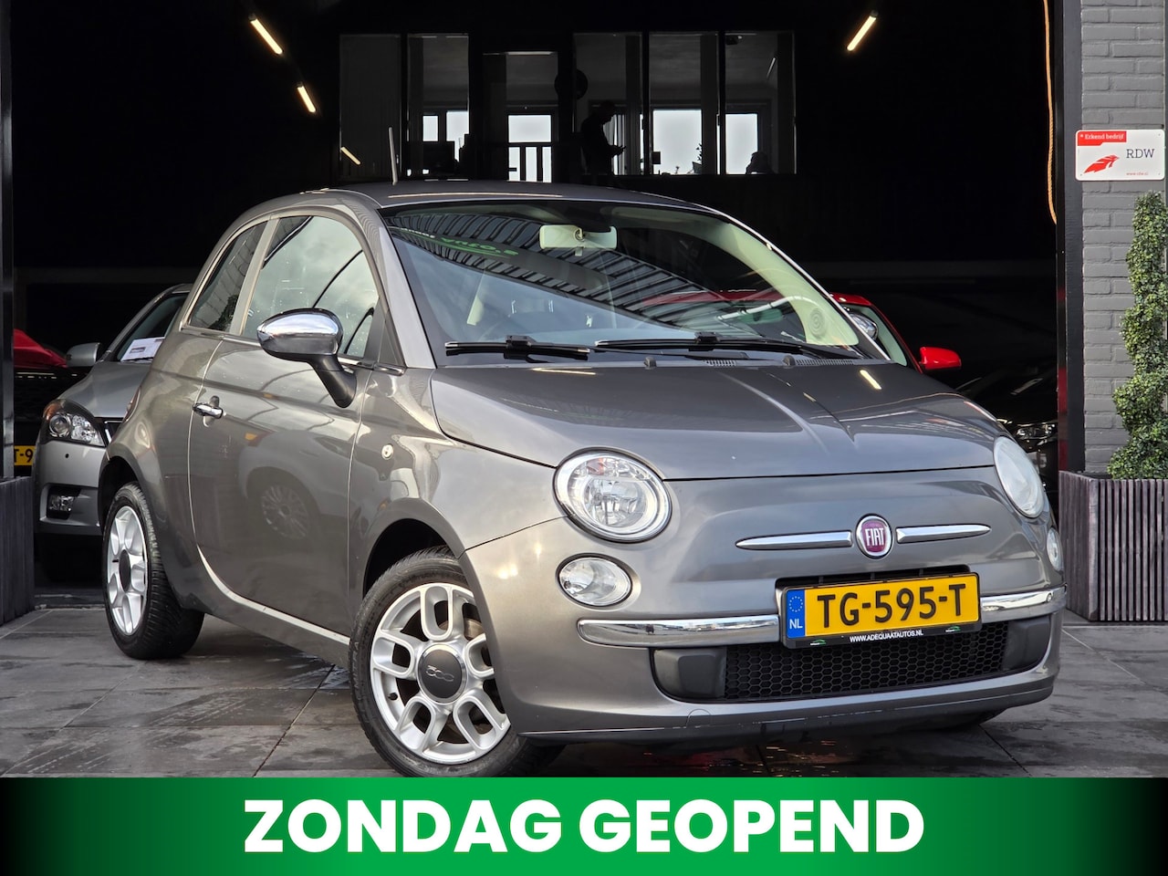 Fiat 500 - 1.2 Lounge|Airco|El.Ramen|Start/Stop|Parkeersensor - AutoWereld.nl