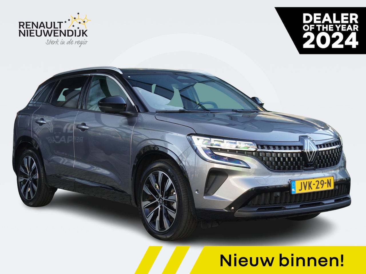 Renault Austral - 1.2 E-Tech full hybrid 200 techno AUTOMAAT / 10.000KM / NAVI / PANO / 360° CAMERA / BLINDS - AutoWereld.nl