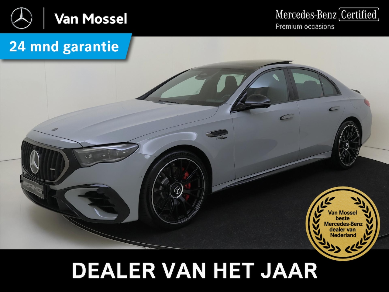 Mercedes-Benz E-klasse - AMG 53 4MATIC+ Night Edition Premium Plus /Panoramadak /AMG DYNAMIC PLUS /AMG Night-Paket - AutoWereld.nl