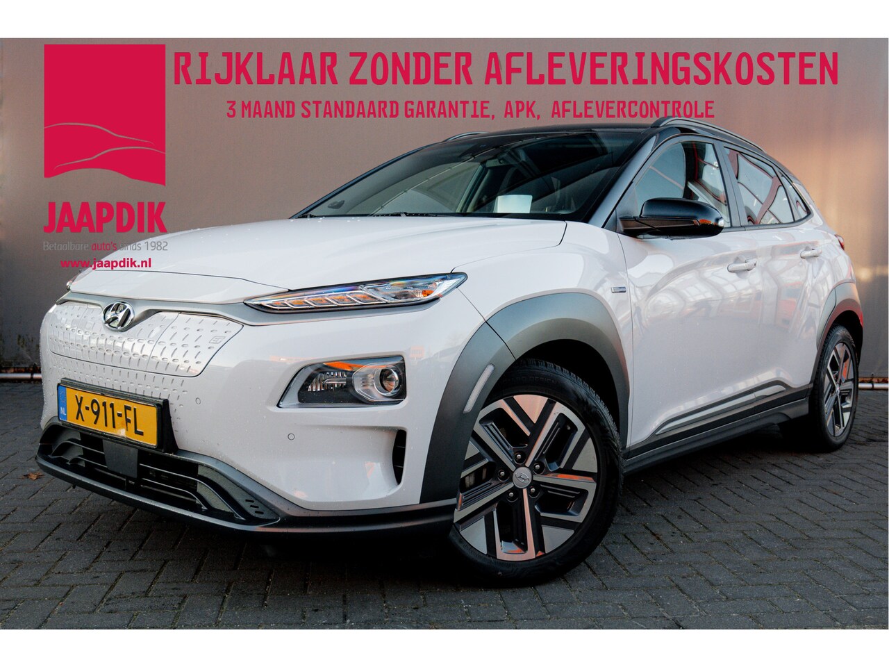 Hyundai Kona Electric - BWJ 2021 EV Premium Sky 64 kWh 204 PK FULL LED | ADAPTIVE CRUISE | STOELVERW. | STUURVERW. - AutoWereld.nl