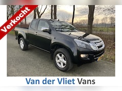 Isuzu D-Max - 2.5 TD Extended 164pk Cab LS 4WD BPM Vrij Lease €299 p/m, Trekhaak, Airco, Leder, Cruise c