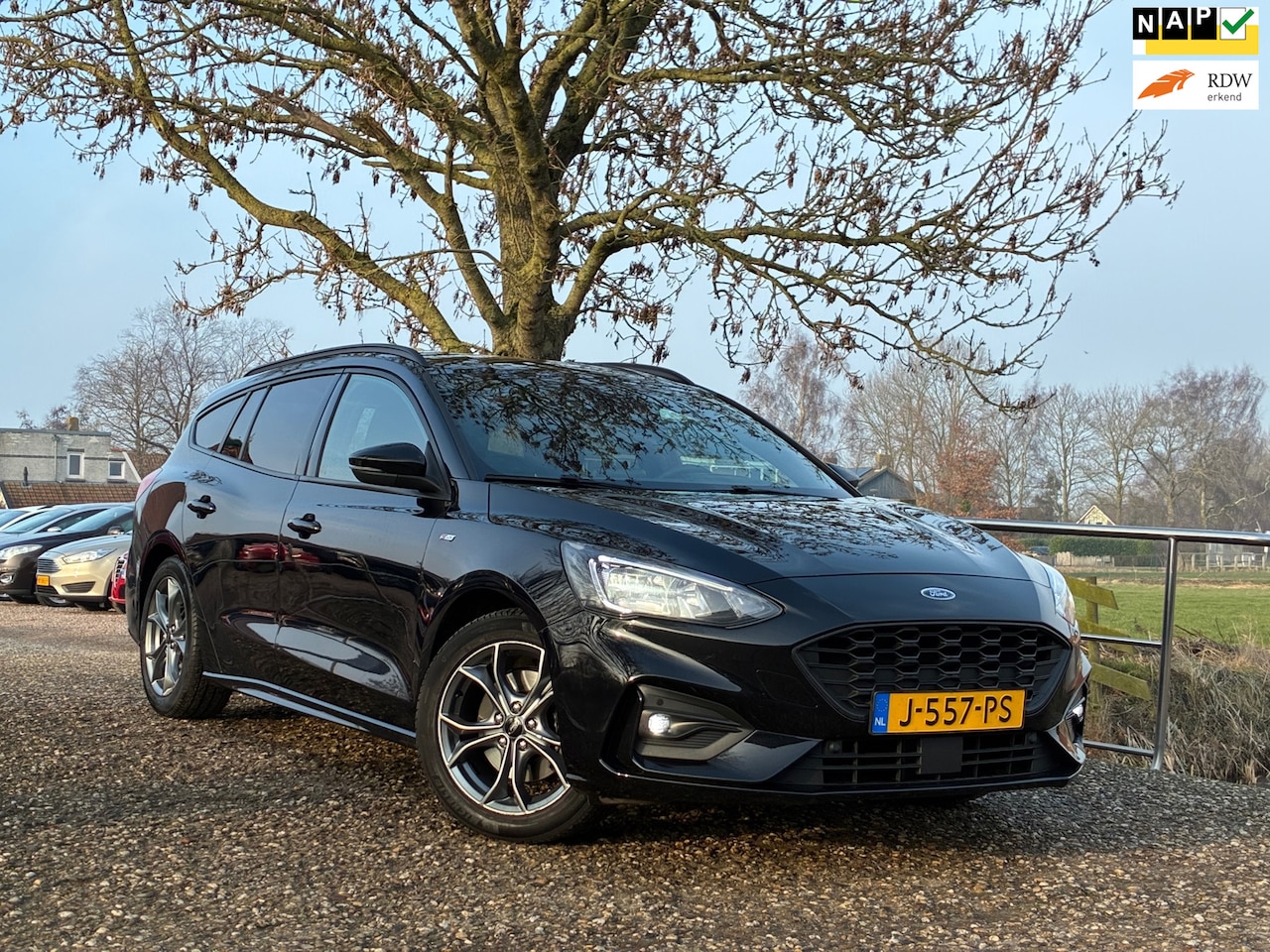 Ford Focus Wagon - 1.0 EcoBoost Hybrid ST Line Business | Carplay + Navi + Clima + Cruise nu €10.975,-!! - AutoWereld.nl