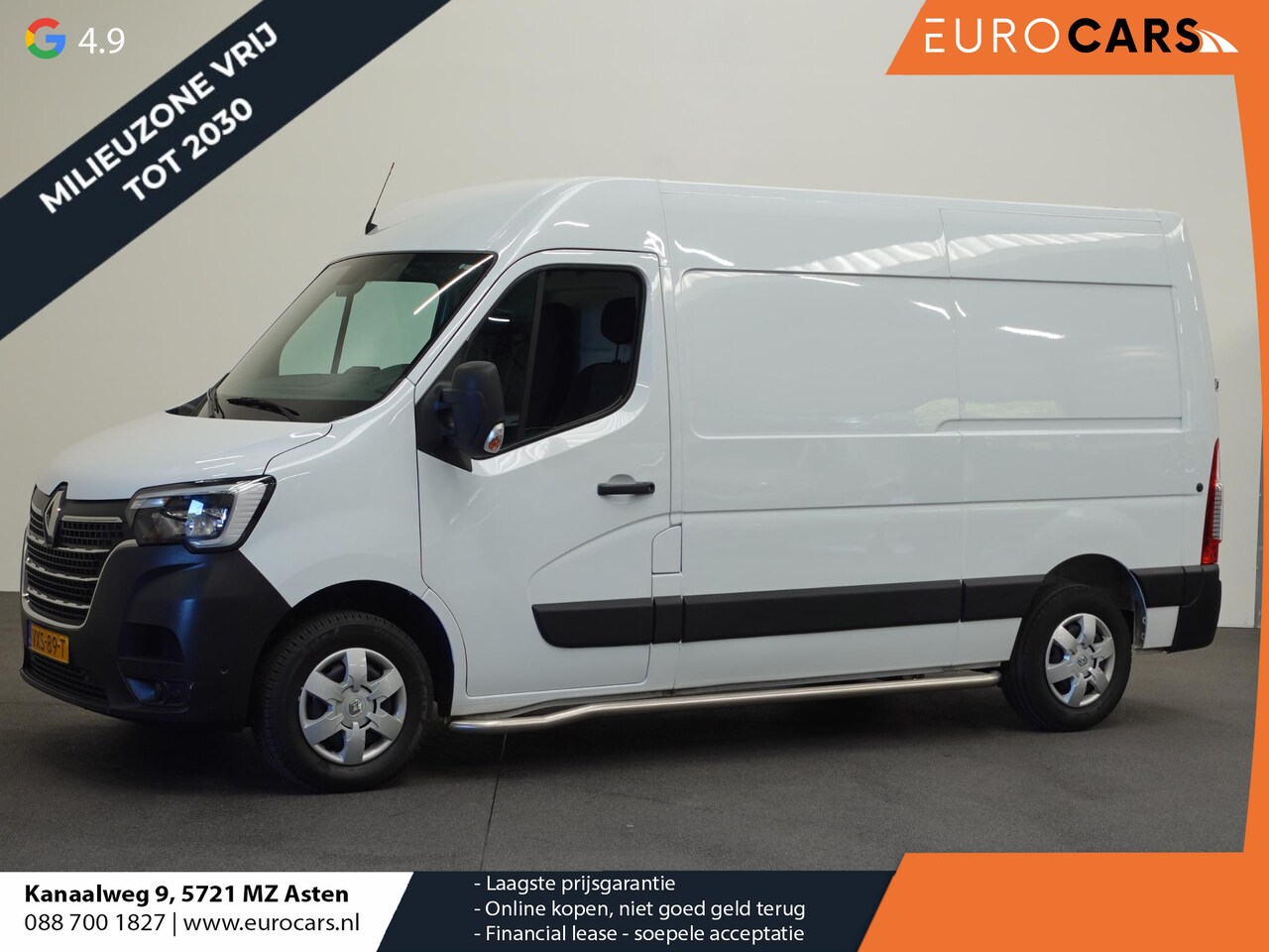 Renault Master - T33 2.3 dCi 135PK L2H2 Work Edition Airco Cruise Camera Navi Parkeersensoren Trekhaak - AutoWereld.nl