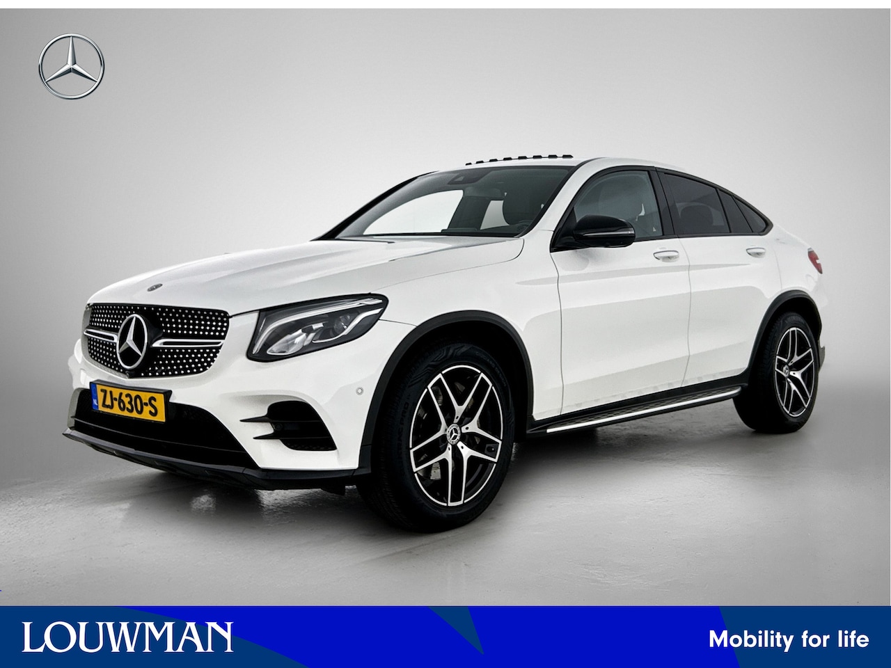 Mercedes-Benz GLC-klasse Coupé - 300 4-MATIC AMG | Night pakket | Schuifdak | Treeplanken | Burmester Sound | 360gr Camera - AutoWereld.nl