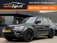Land Rover Range Rover Sport - 3.0 TDV6 AUT8 BLACK-EDITION PANODAK VOL-LEDER 22 INCH-LMV NAVI CAMERA LED PDC