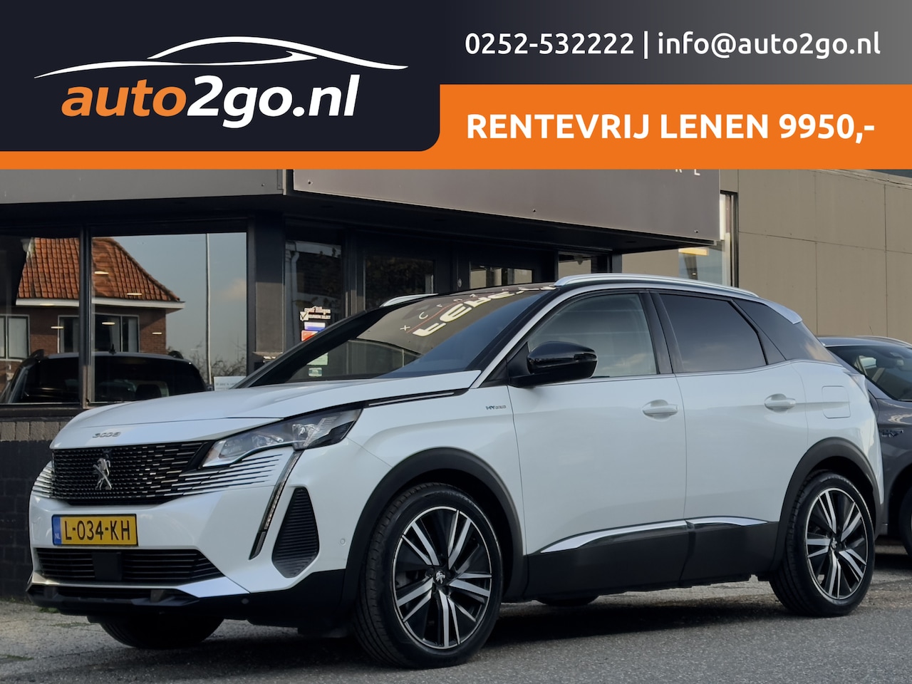 Peugeot 3008 - 1.6 HYBRID 225 BLUE AUT8 GT-LINE. LEDER NAVI CAMERA  VIRTUAL-DASH LED LMV PDC - AutoWereld.nl