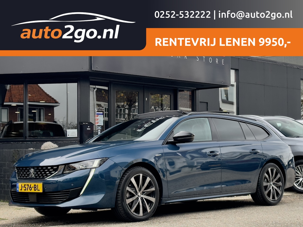 Peugeot 508 SW - 1.6 AUT8 GT-LINE AVANTAGE PANODAK LEDER NAVI CAMERA360 PARK-ASSIST CARPLAY LED 18 INCH-LMV - AutoWereld.nl