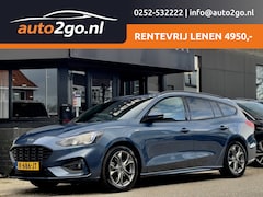 Ford Focus Wagon - 1.0 EcoBoost HYBRIDE ST-LINE. NAVI AIRCO SPORT-INT APPLE-CARPLAY LED LMV PDC