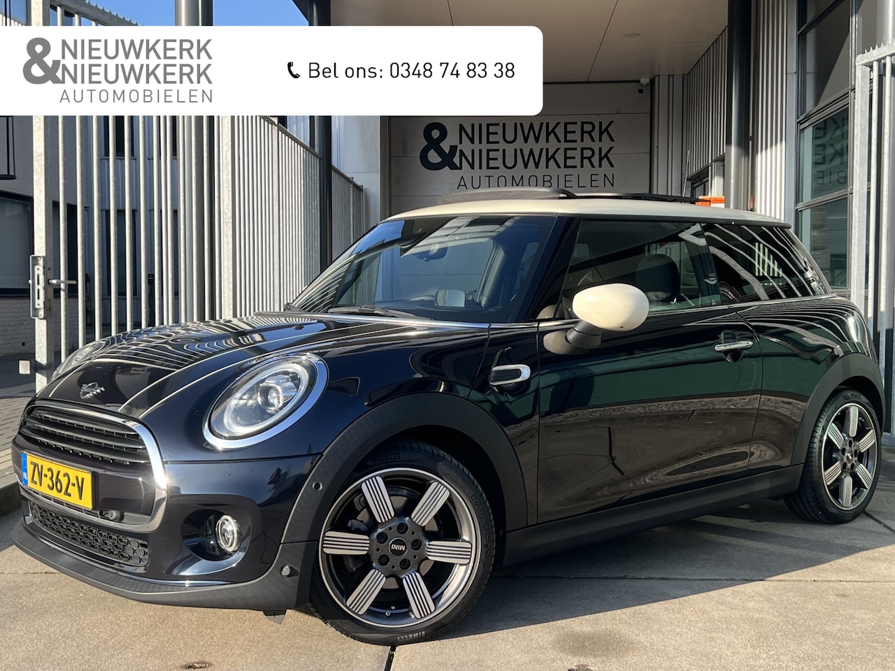 MINI Cooper - Mini 1.5 60 Years Edition VOL! | AUTOMAAT | HEAD-UP DISPLAY | LEDER | SCHUIF/KANTELDAK | C - AutoWereld.nl