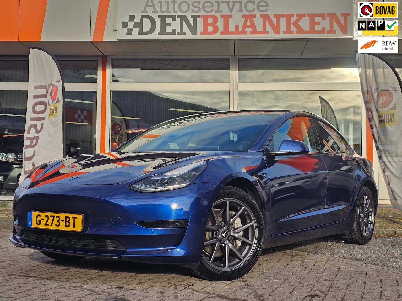 Tesla Model 3 - Standard RWD Plus 60 kWh BJ.2019 / Autopilot / Panodak / 360 Camera / Leder / 18"Lmv !! - AutoWereld.nl