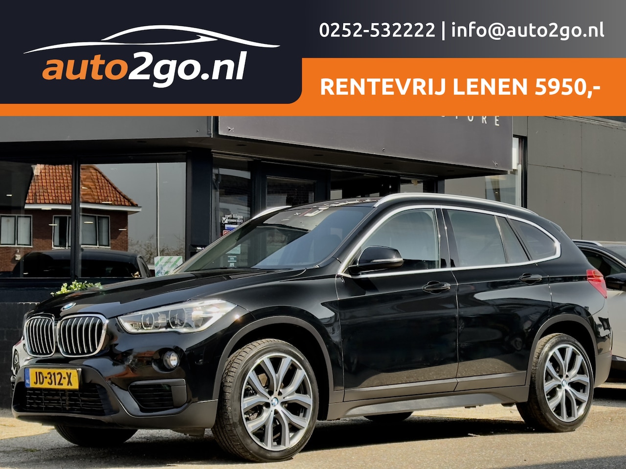 BMW X1 - sDrive16d M-SPORT LEDER NAVI AIRCO PARK-ASSIST 18 INCH-M.VELGEN LED PDC - AutoWereld.nl