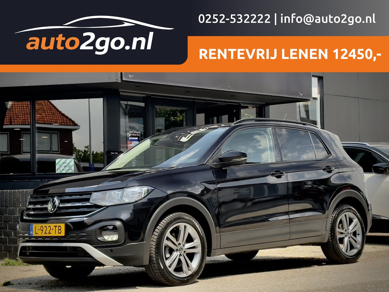 Volkswagen T-Cross - 1.5 TSI AUT7 R-LINE 93D.KM! NAVI CAMERA APPLE-CARPLAY LED LMV PDC - AutoWereld.nl