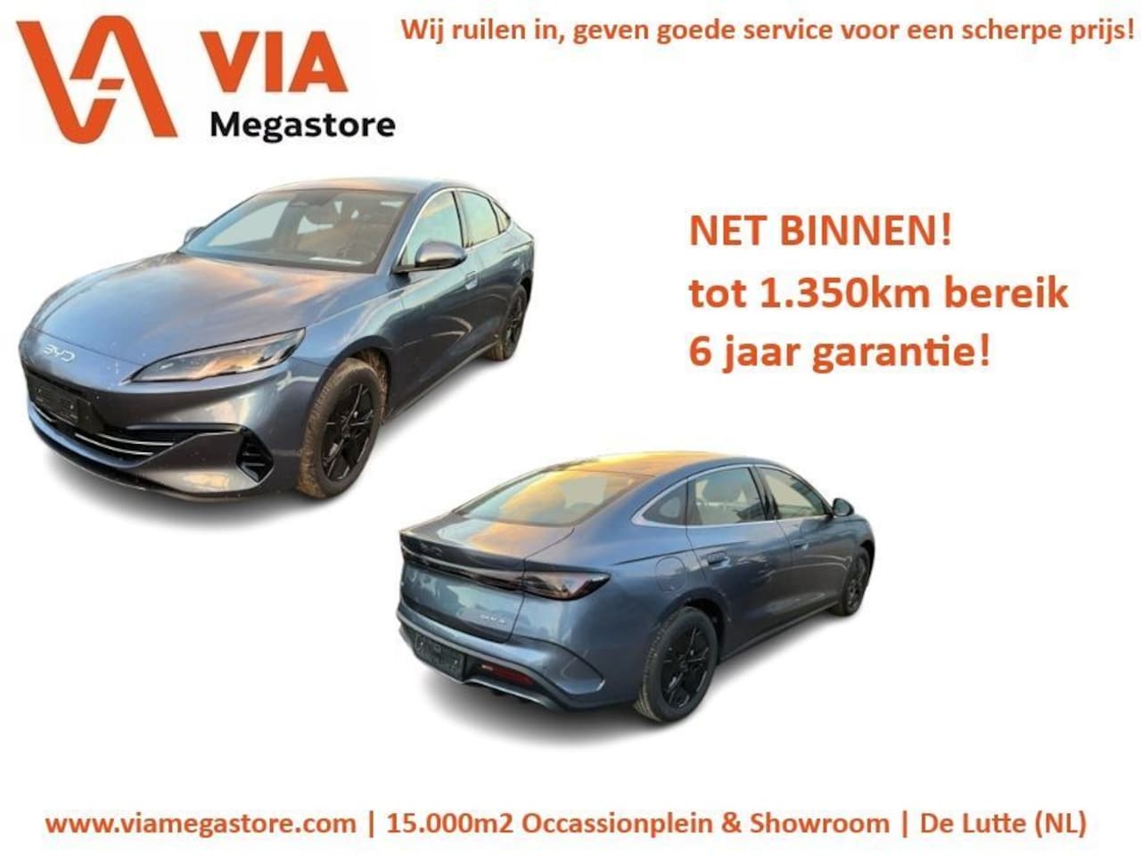 BYD SEAL 6 - 1.5 DM-i Sedan BOOST | ACC | Keyless | tot 1350km bereik | 6 jaar garantie - AutoWereld.nl