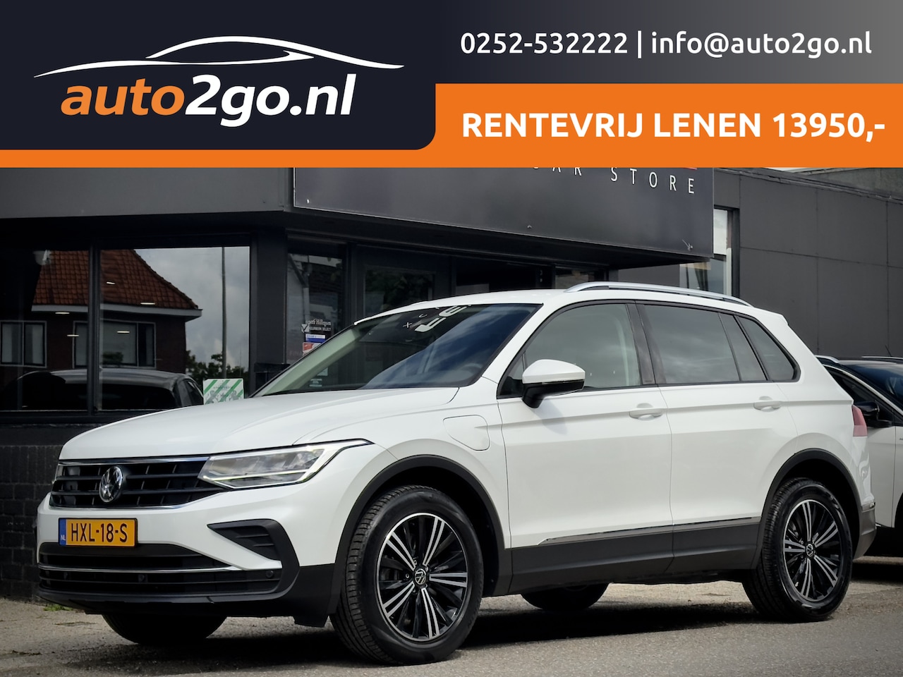Volkswagen Tiguan - 1.4 TSI AUT6 eHYBRID R-LINE VOL-LEDER DIGI-DASH AIRCO IQ-DRIVE PARK-ASSIST LED LMV PDC - AutoWereld.nl