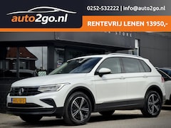 Volkswagen Tiguan - 1.4 TSI AUT6 eHYBRID R-LINE VOL-LEDER DIGI-DASH AIRCO IQ-DRIVE PARK-ASSIST LED LMV PDC