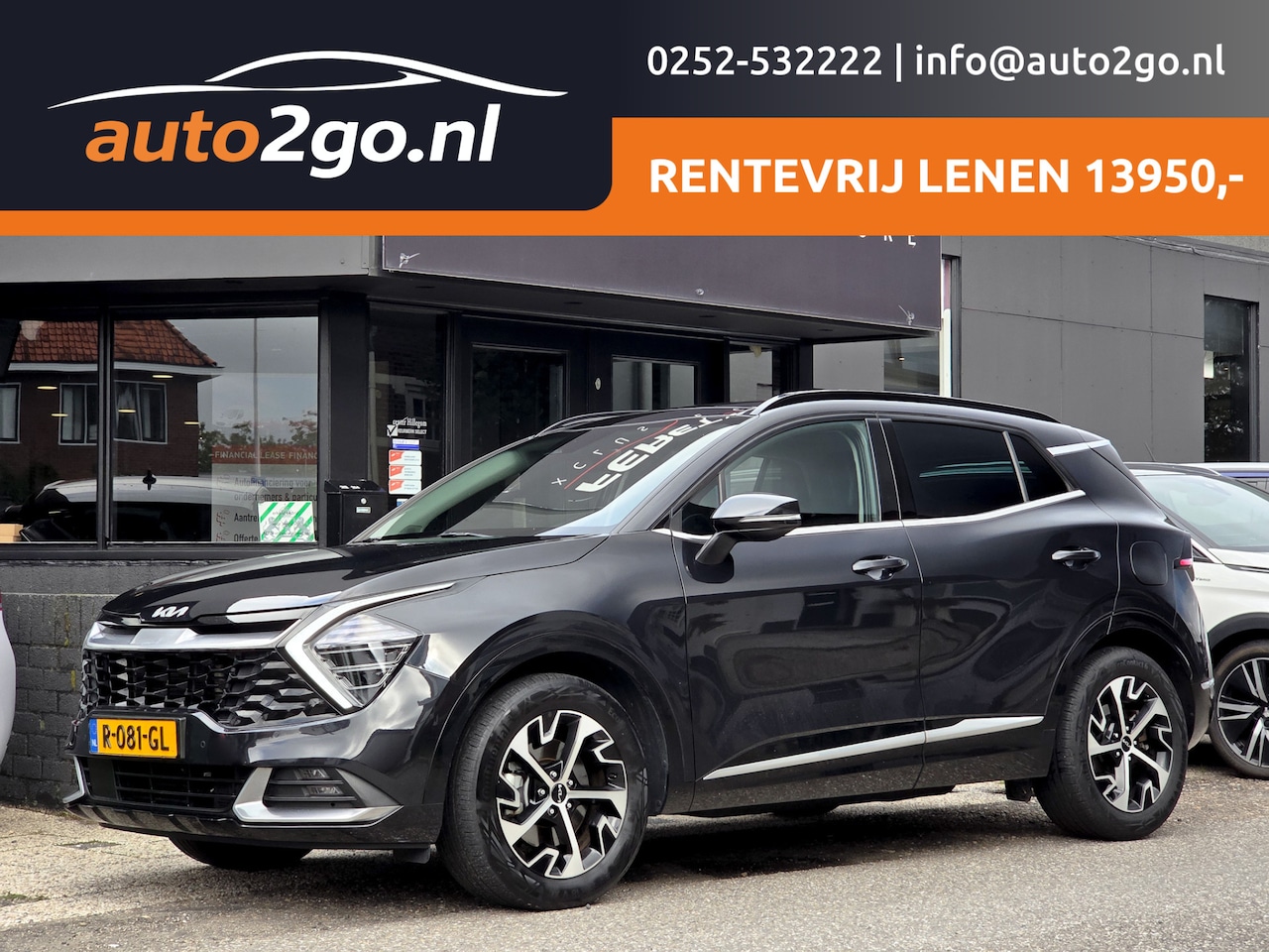 Kia Sportage - 1.6 T-GDi HYBRID AUT6 DYNAMIC PLUS-LINE LEDER PANODAK DIGIDASH LMV PDC - AutoWereld.nl