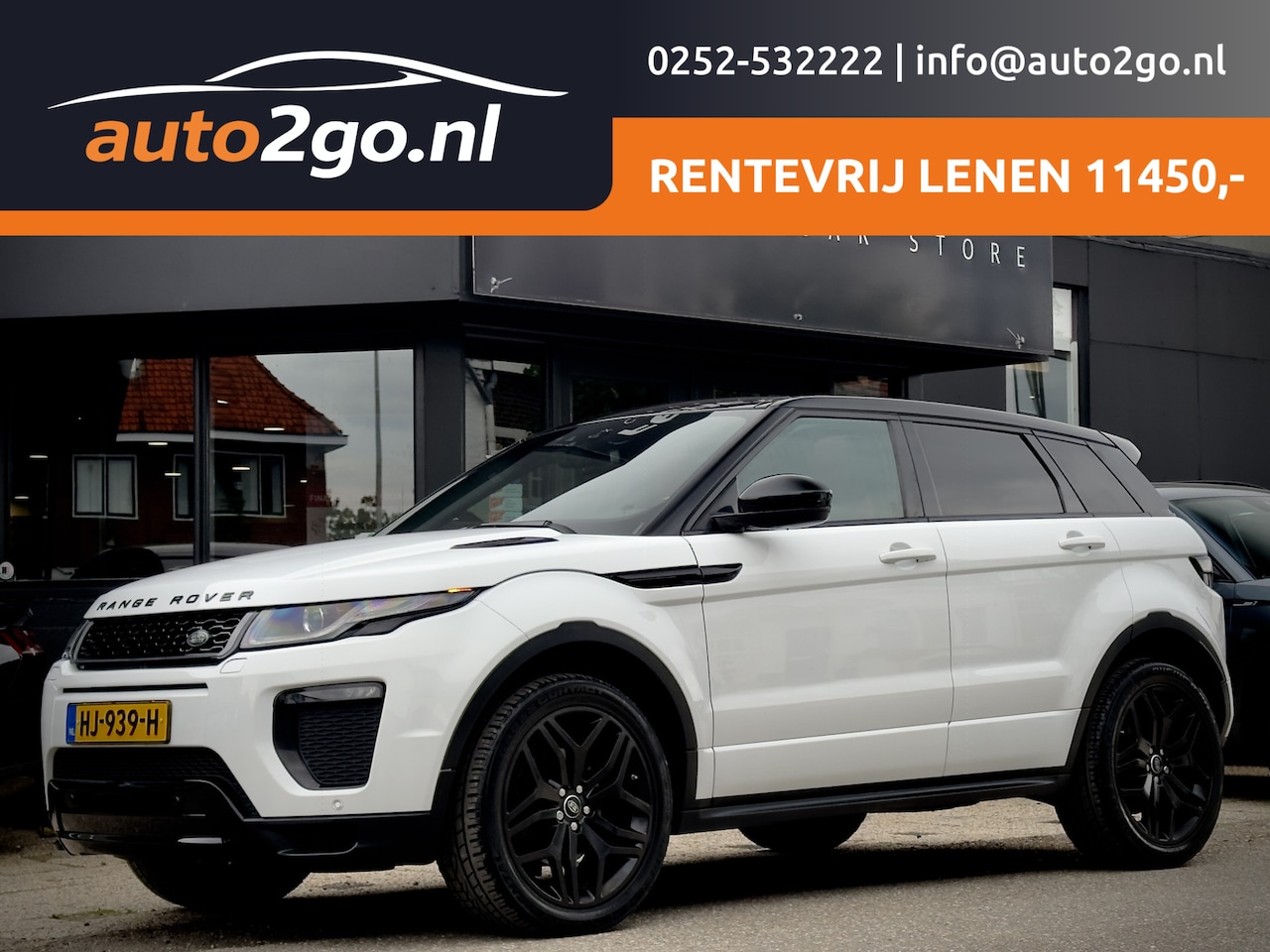 Land Rover Range Rover Evoque - 2.0 Si4 AUT9 AUTOBIOGRAPHY PANODAK TWO-TONE-LEDER NAVI AIRCO LED LMV PDC - AutoWereld.nl