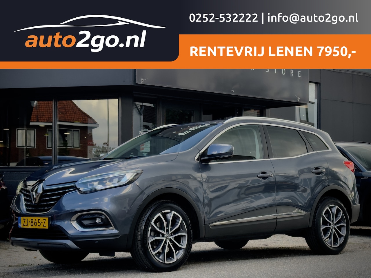 Renault Kadjar - 1.3 TCe AUT7 INTENS LEDER NAVI CAMERA AIRCO PARK-ASSIST LED LMV PDC - AutoWereld.nl