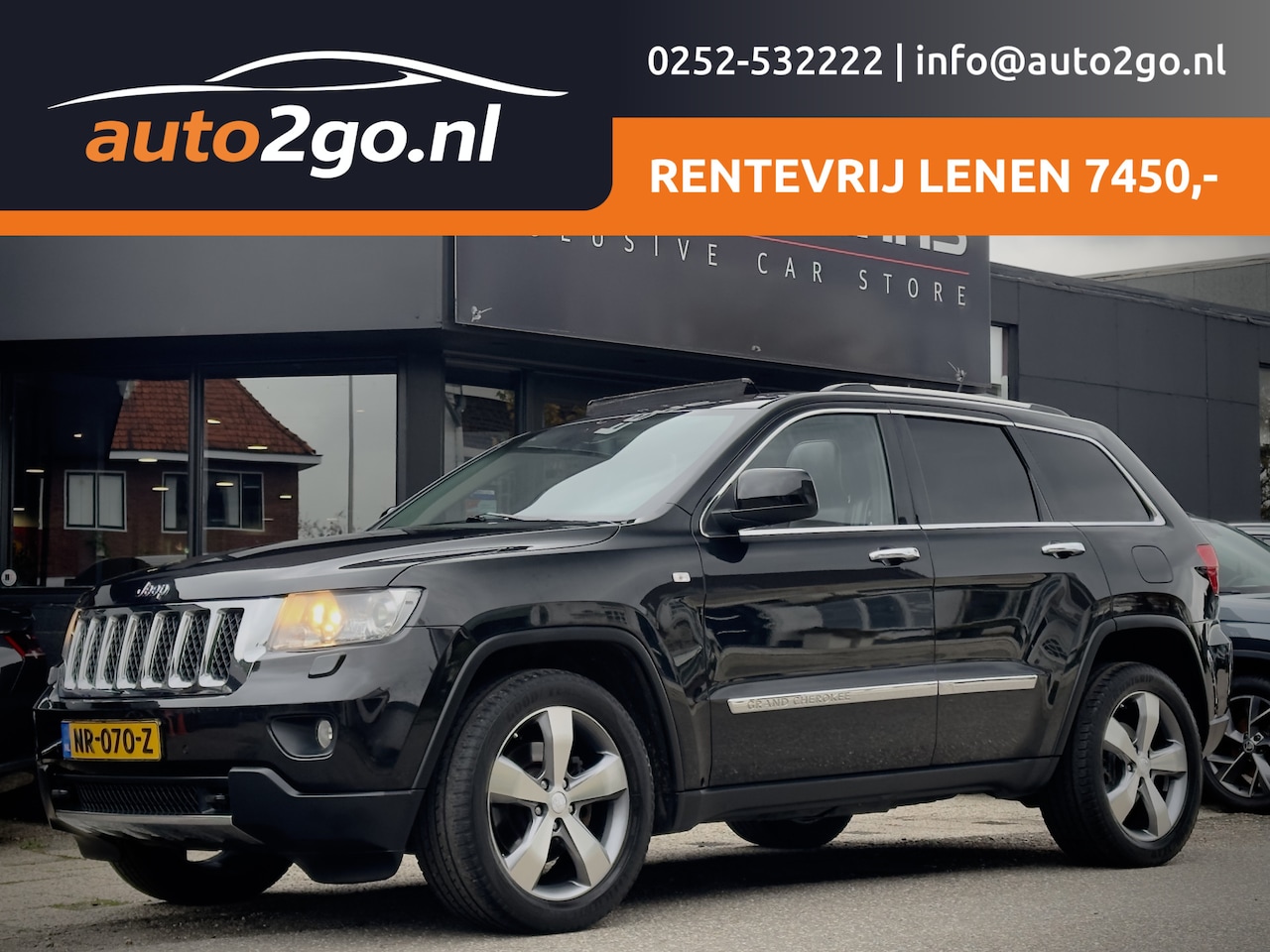 Jeep Grand Cherokee - 3.6 AUT5 OVERLAND FIRST-EDITION 286PK PANODAK LEDER NAVI CAMERA LED LMV PDC - AutoWereld.nl