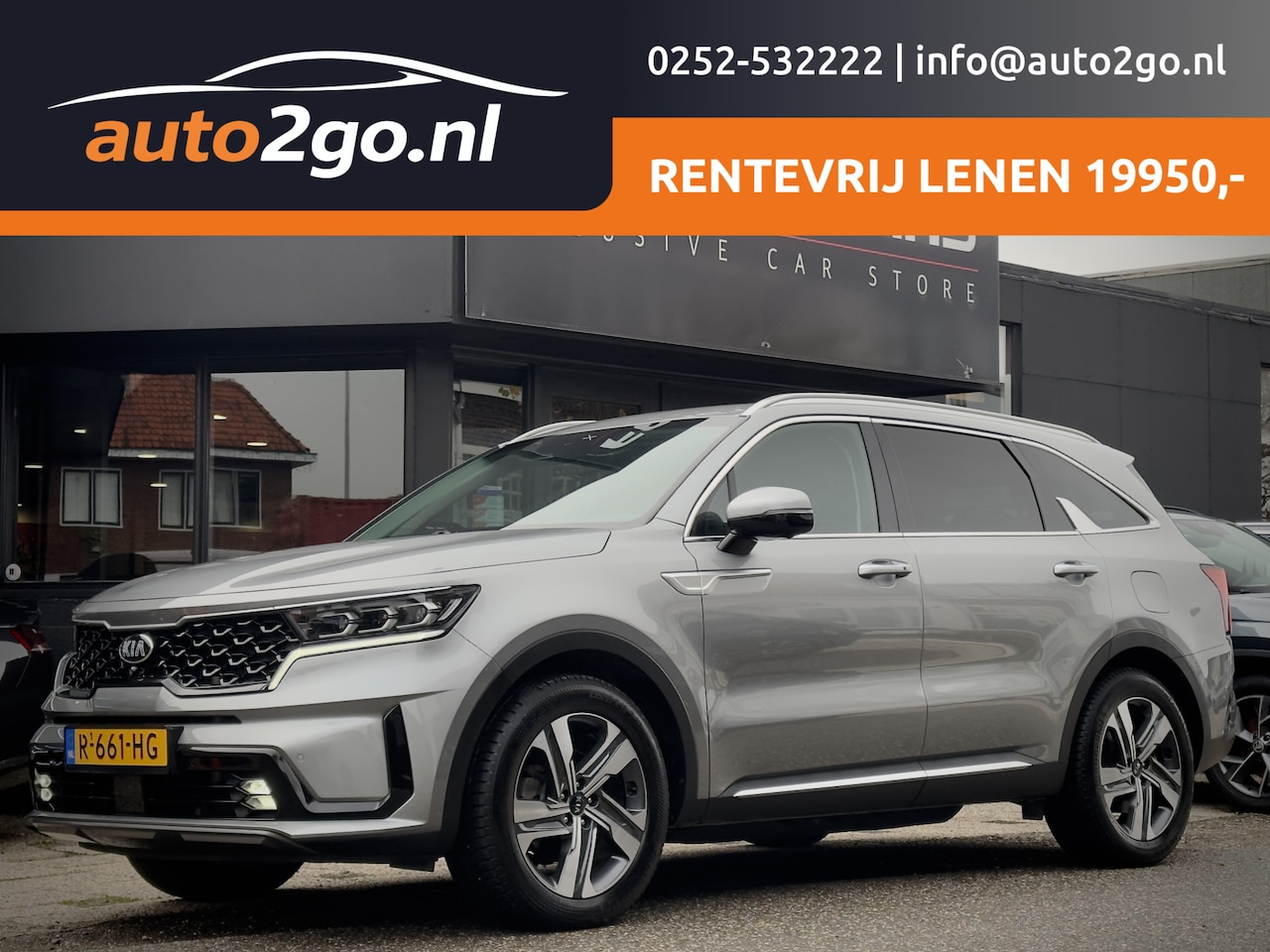 Kia Sorento - 1.6 T-GDI AUT6 PLUG-IN HYBRID 4WD EXECUTIVELINE UNIEK! SL.24D.KM!! LEDER NAVI CAMERA360 AP - AutoWereld.nl