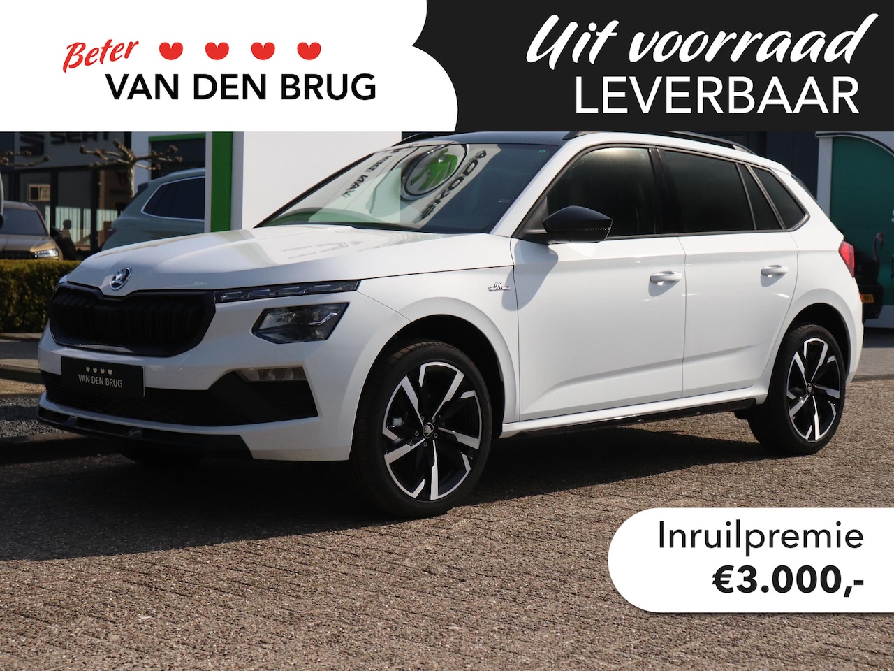 Skoda Kamiq - 1.0 TSI Monte Carlo | Trekhaak | Navigatie | Stoelverwarming | Panoramisch dak | 18" licht - AutoWereld.nl