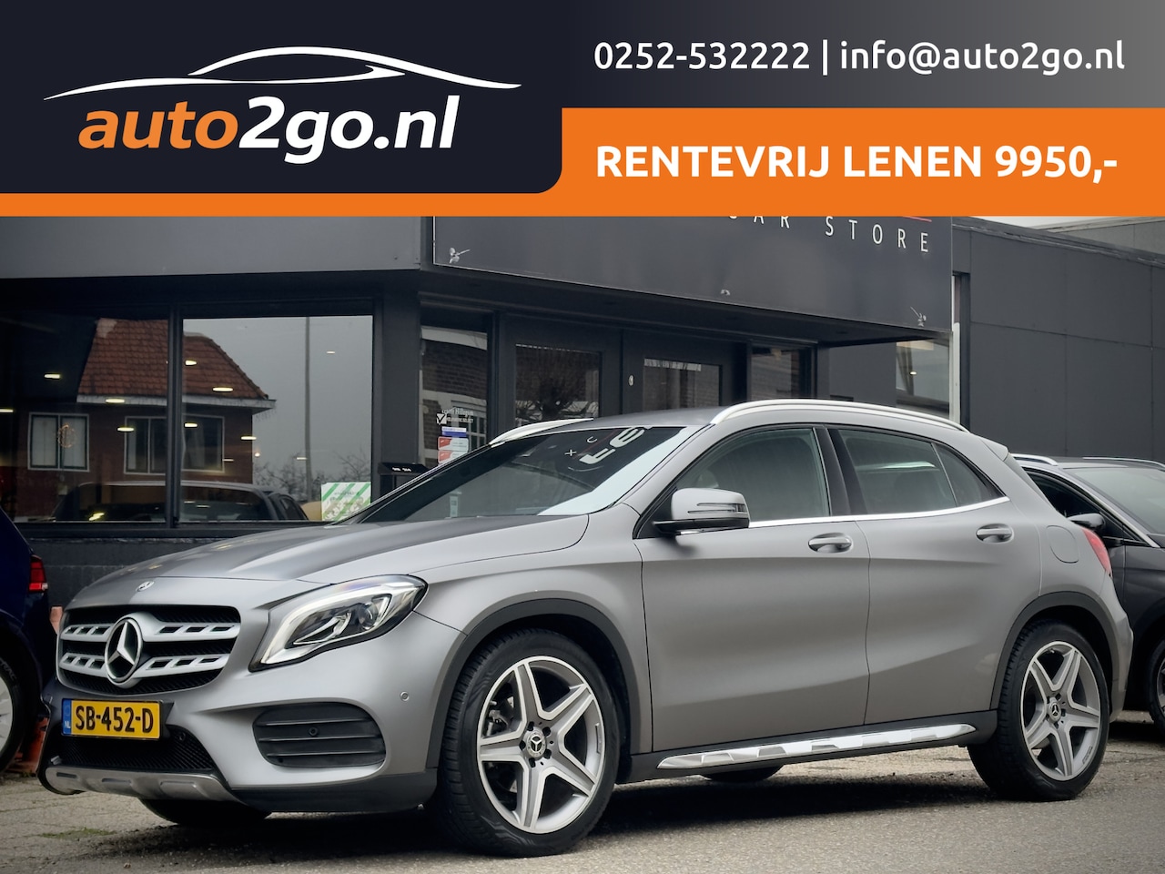 Mercedes-Benz GLA-Klasse - 180 AMG-LINE AUT7 LEDER 19 INCH-LMV NAVI PDC CAMERA STOELVERW ETC - AutoWereld.nl