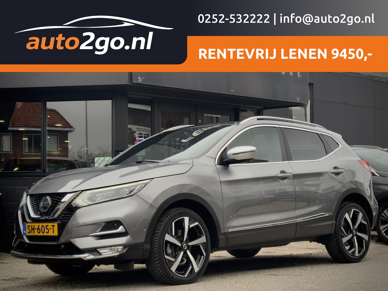 Nissan Qashqai - 1.2 AUT TEKNA+ PANODAK DESIGNO-LEDER NAVI CAMERA LED LMV PDC - AutoWereld.nl