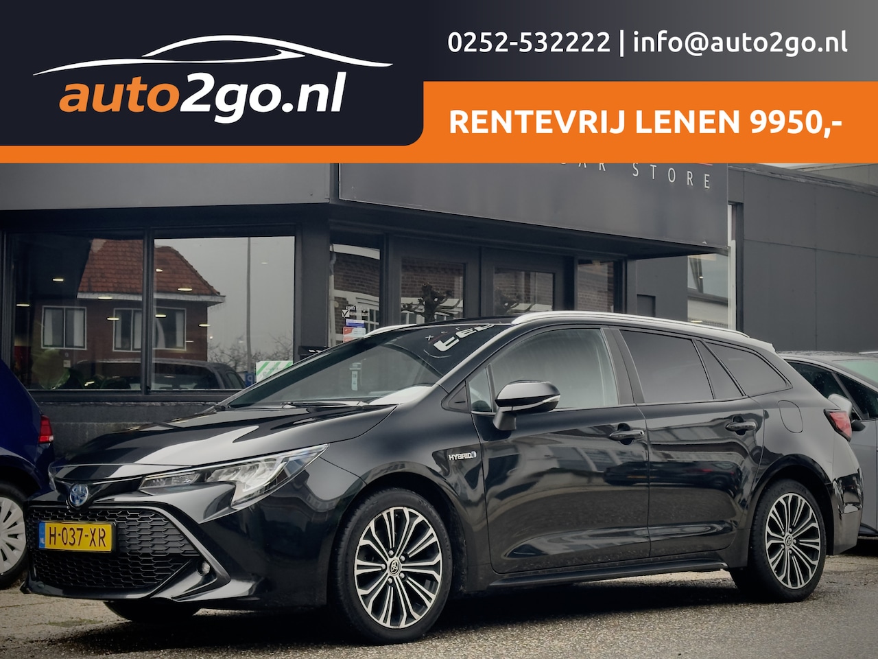 Toyota Corolla Touring Sports - 2.0 HYBRID PLUS NAVI CAMERA APPLE-CARPLAY LED LMV PDC - AutoWereld.nl