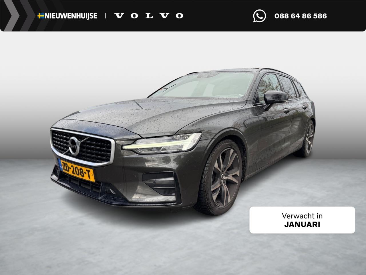 Volvo V60 - 2.0 T5 R-Design | Schuif/kantel Panoramadak | Stoel/stuurverwaring | Leder | parkeersensor - AutoWereld.nl