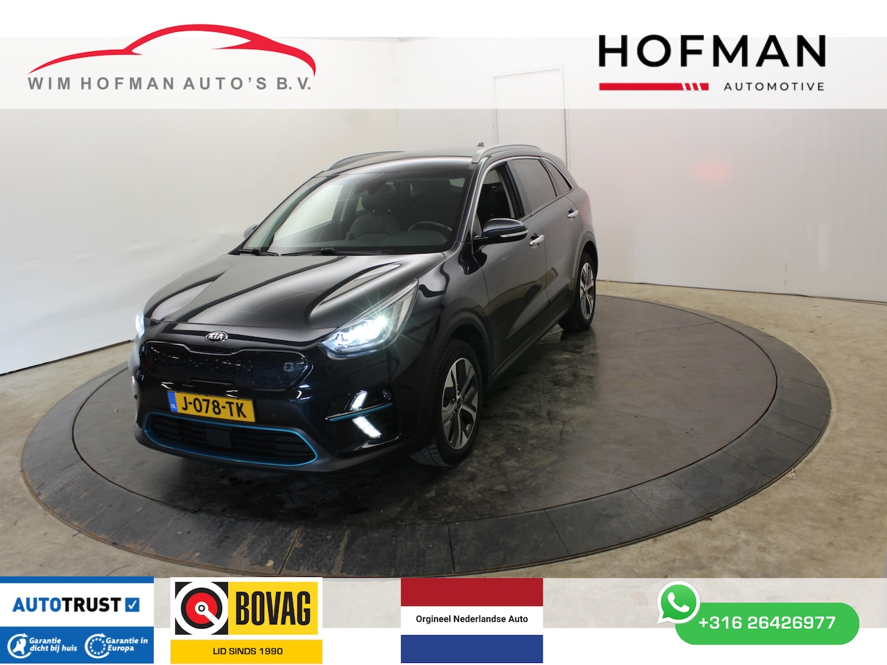 Kia e-Niro - ExecutiveLine 64 kWh 3-Fase Warmtepomp SOH 100% Vol Leder Camera JBL - AutoWereld.nl