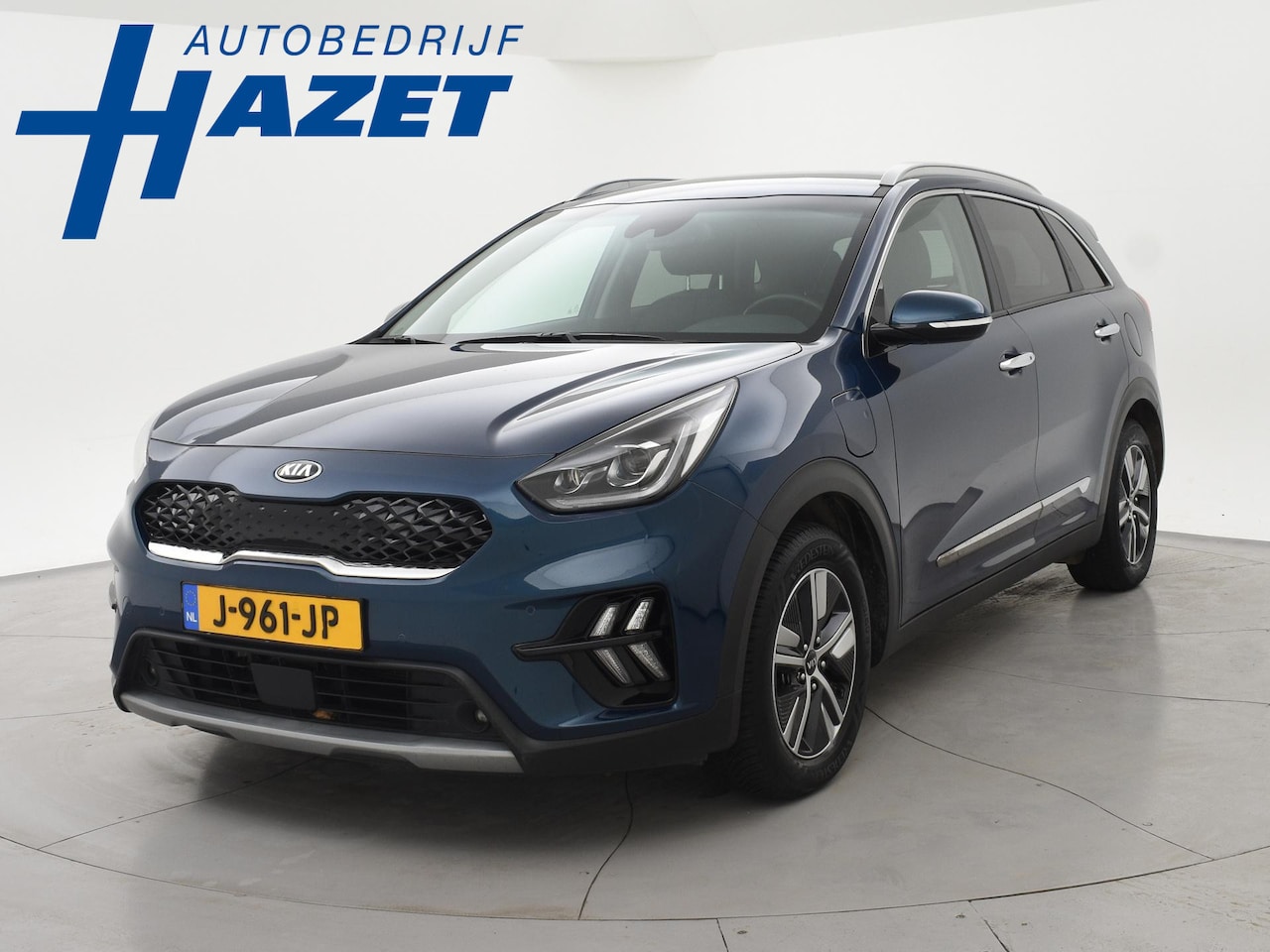 Kia Niro - 1.6 GDi PHEV DYNAMICPLUSLINE + TREKHAAK | LEDER | STUUR/STOELVERW. | CAMERA | CARPLAY - AutoWereld.nl