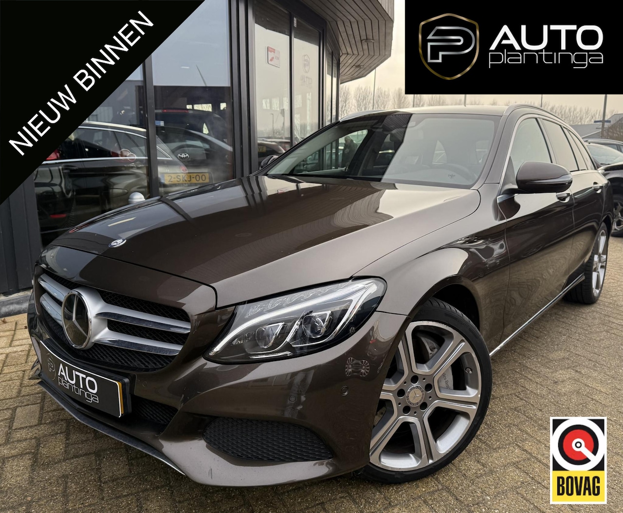 Mercedes-Benz C-klasse Estate - 350 e Lease Edition | Burmester | Achteruitrijcamera | Memory | 2 Sleutels | - AutoWereld.nl