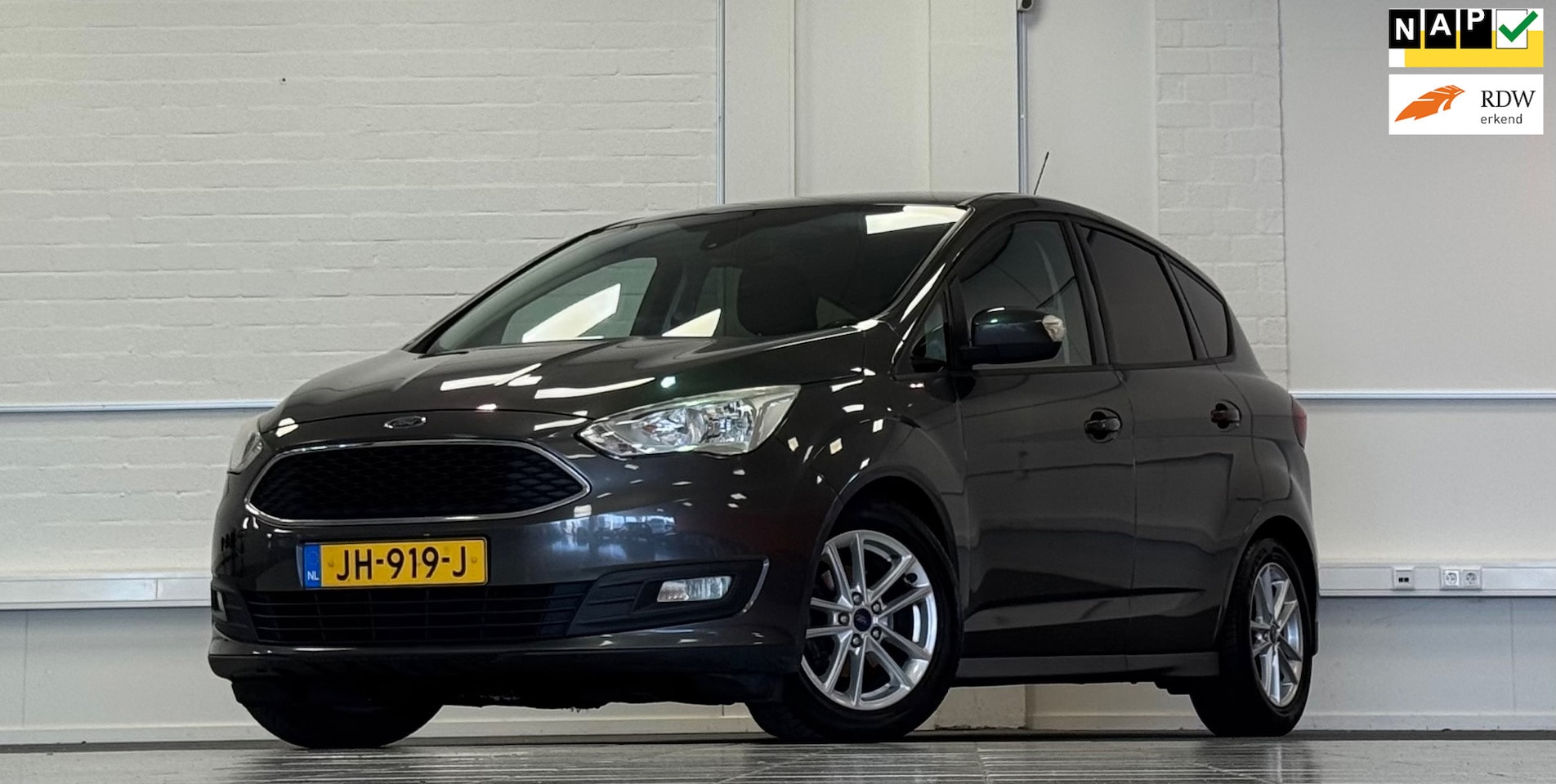 Ford C-Max - 1.0i Trend 100% onderhouden Navigatie Parkeerhulp Mooi! Allseason banden - AutoWereld.nl
