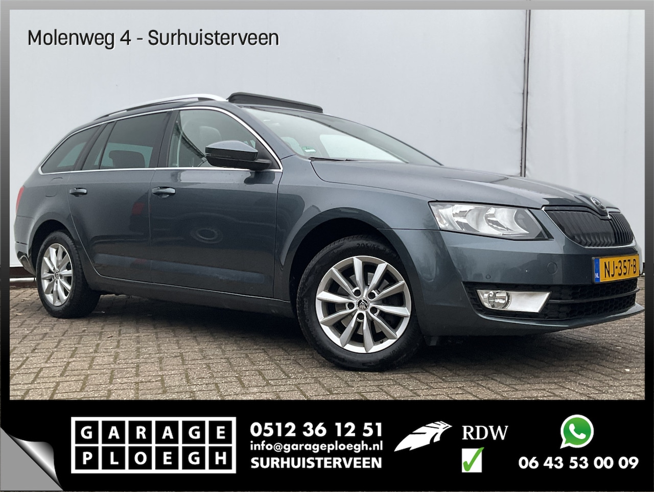 Skoda Octavia Combi - 1.0 TSI Pano.dak DAB Trekhaak Stoelverw. Carplay Greentech Ambition Business - AutoWereld.nl