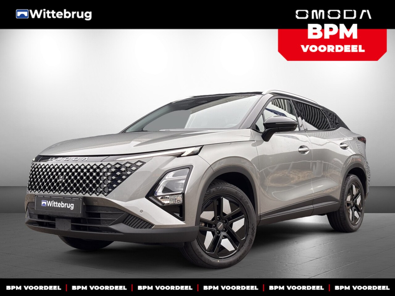 Omoda 5 - SHS 1.6 T-GDi SHS-H Premium BPM Voordeel: Hybride Automaat met Lederen bekleding, Navigati - AutoWereld.nl