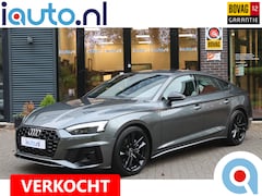Audi A5 Sportback - 40 TFSI S-Line Optiek Matrix LED/Leder/ACC/Virtual Cockpit/Camera/Keyless/Elek. stoelen/19