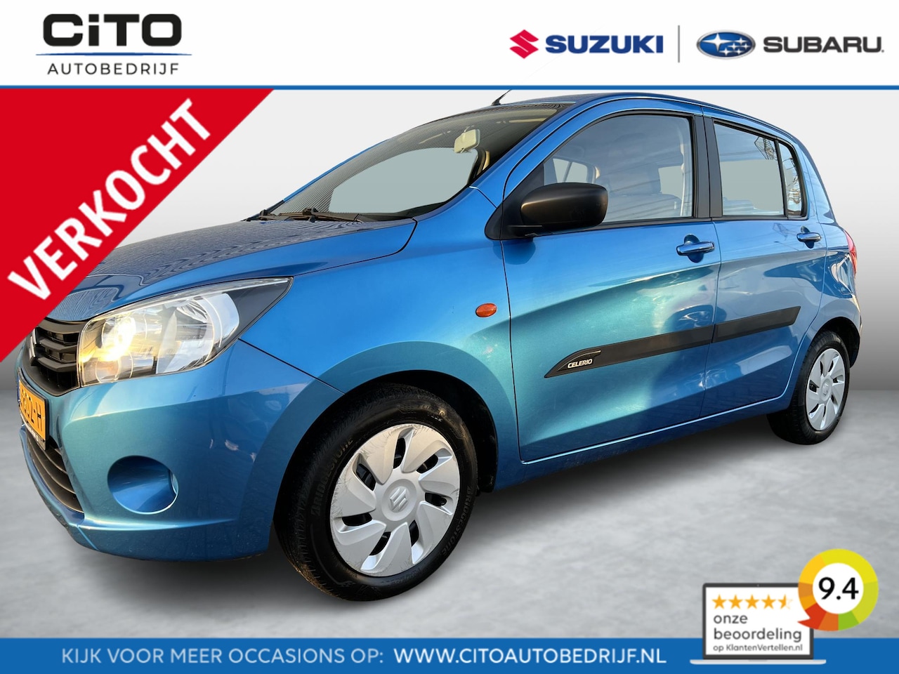 Suzuki Celerio - 1.0 Comfort | Airco | Bluetoothverbinding | 14" Velgen - AutoWereld.nl