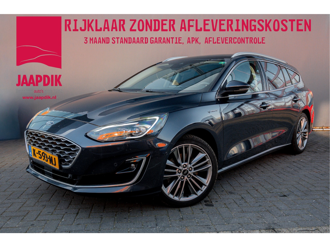 Ford Focus Wagon - BWJ 2021 1.0 124 PK EcoBoost Hybrid Vignale PANORAMADAK | XENON | NIEUW BINNEN ! - AutoWereld.nl