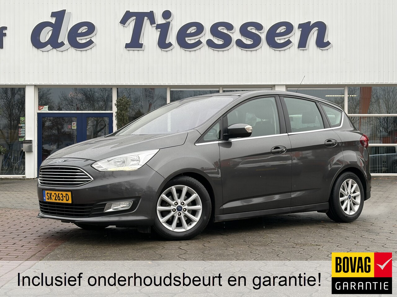 Ford C-Max - 1.0 Titanium Pano, Trekhaak, Navi, Rijklaar met beurt & garantie! - AutoWereld.nl