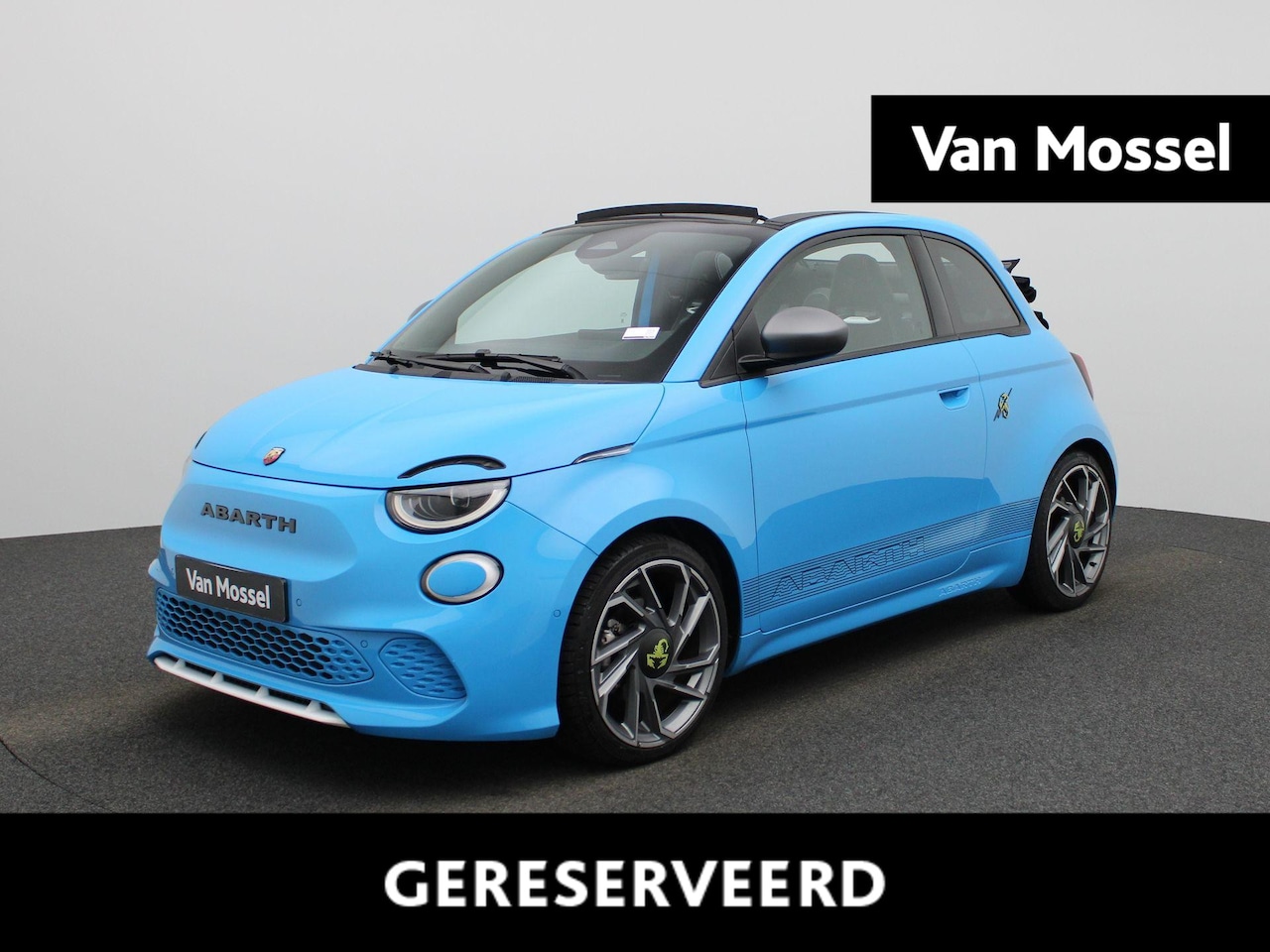 Abarth 500e - Fiat Cabriolet Abarth Scorpionissima 42 kWh | Navigatie | Parkeersensoren voor + Achter | - AutoWereld.nl