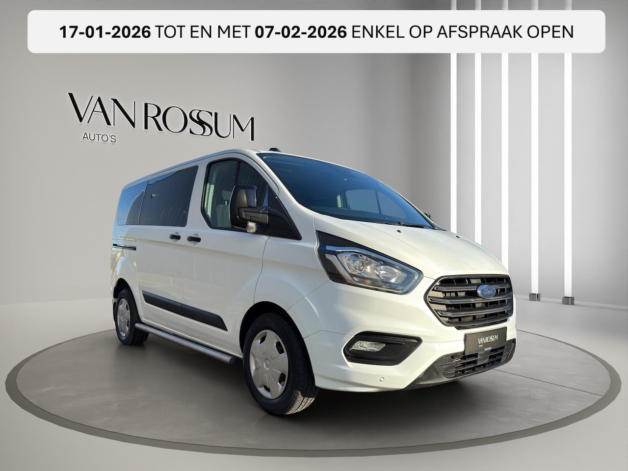 Ford Transit Custom - 320 1.0 EcoBoost L1H1 PHEV 9P Trend Incl BTW/BPM | 9 Persoons | Stoelverwarming| Airco | D - AutoWereld.nl