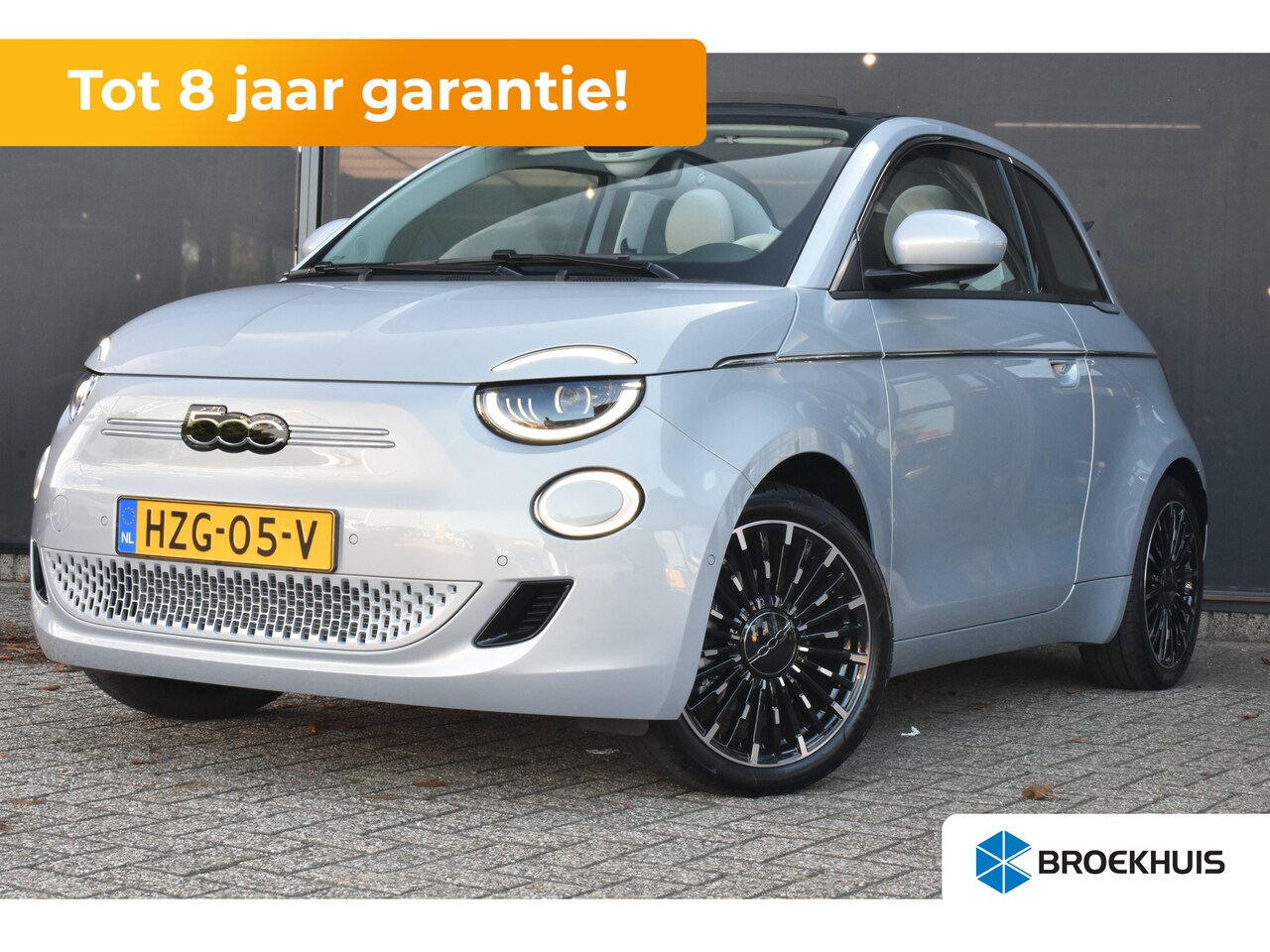 Fiat 500 C - La Prima 42 kWh DEMO-DEAL! 8 Jaar Garantie! | Vol-Leder | Stoelverwarming | Adaptive Cruis - AutoWereld.nl