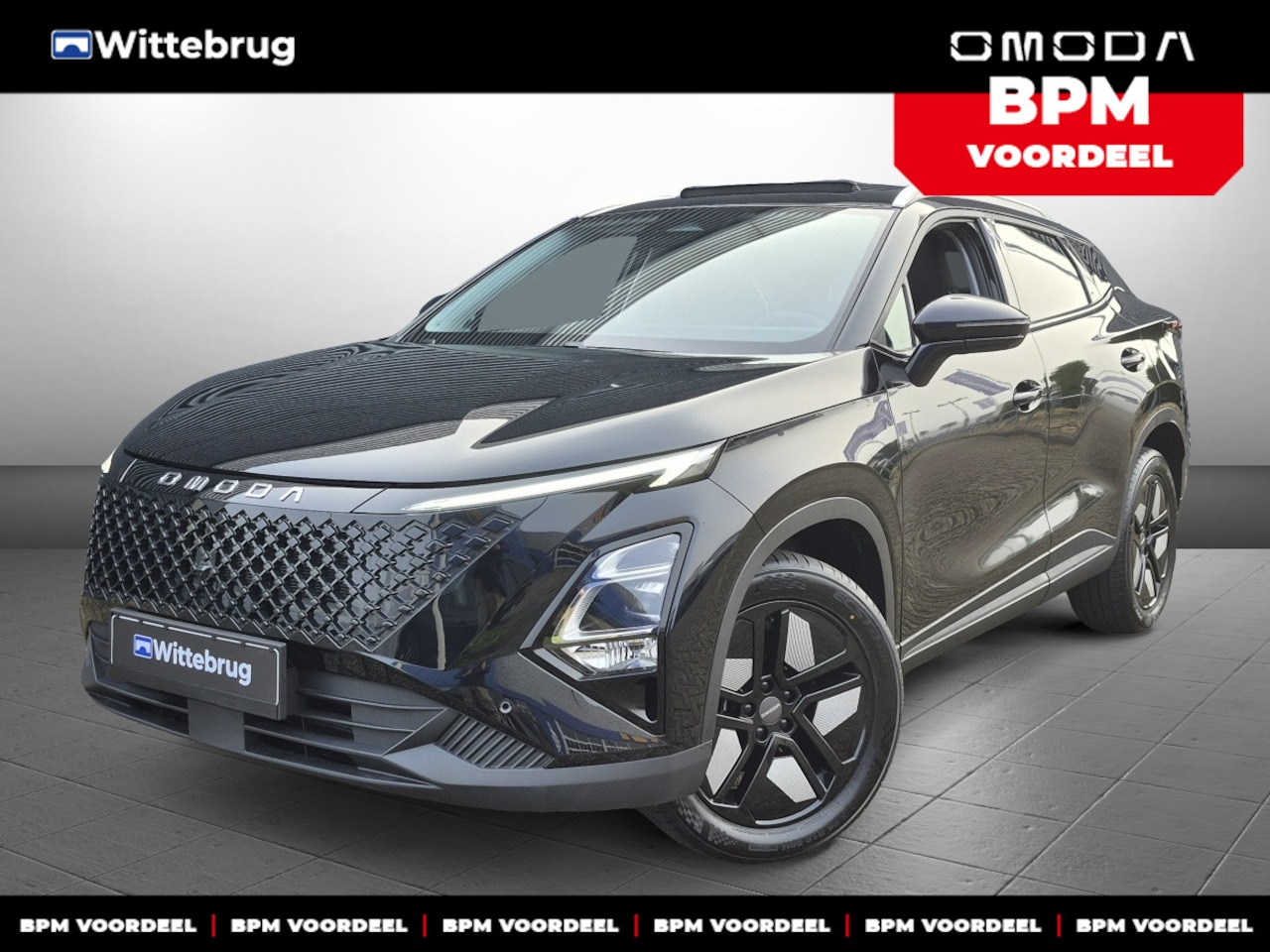 Omoda 5 - SHS 1.6 T-GDi SHS-H Premium BPM Voordeel: Hybride Automaat met Lederen bekleding, Navigati - AutoWereld.nl