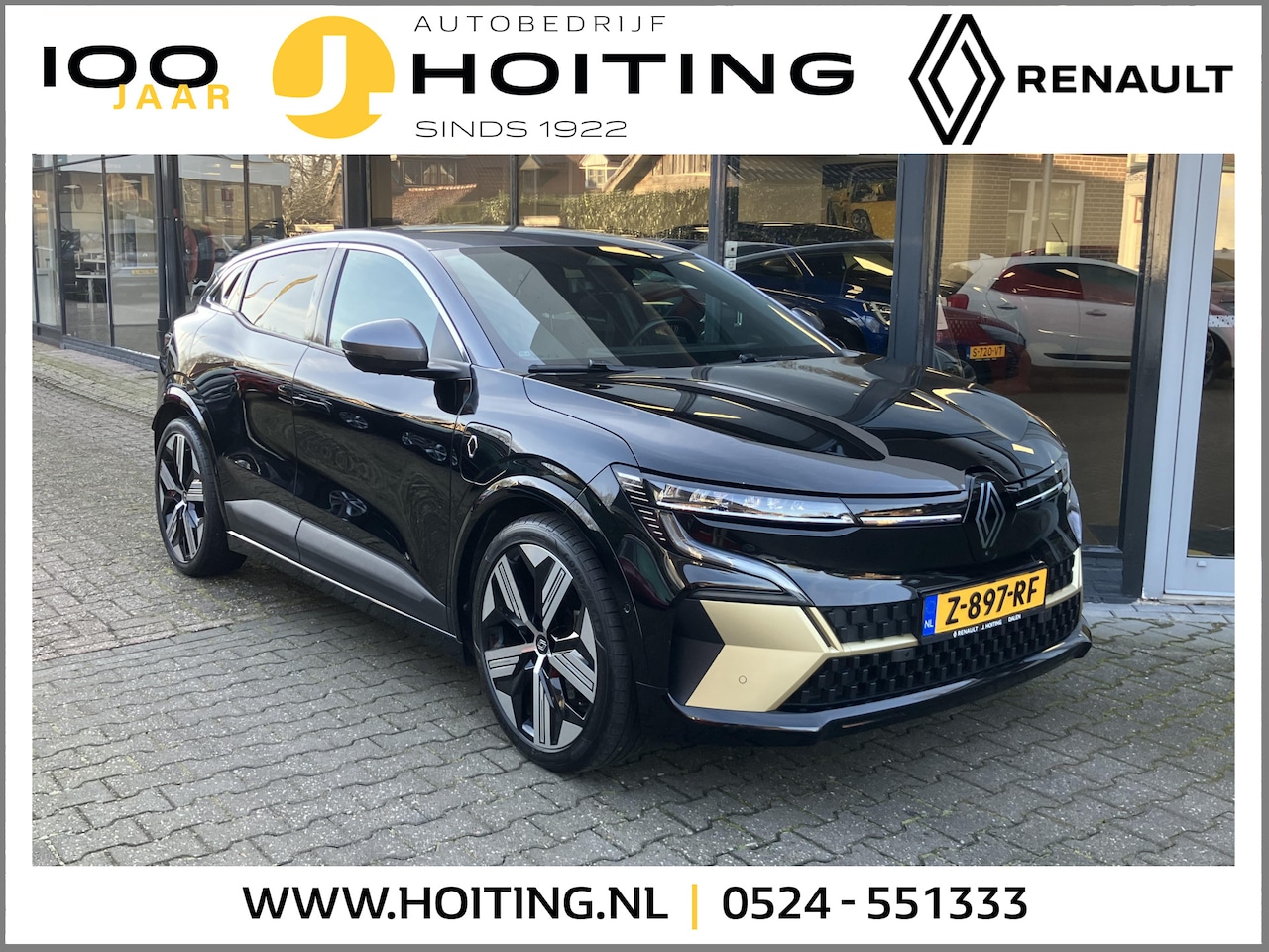 Renault Mégane E-Tech - EV60 Optimum Charge Iconic * WARMTEPOMP, ADAPTIEVE CC, LEER, 360 CAMERA, STOEL/STUURVERW.* - AutoWereld.nl