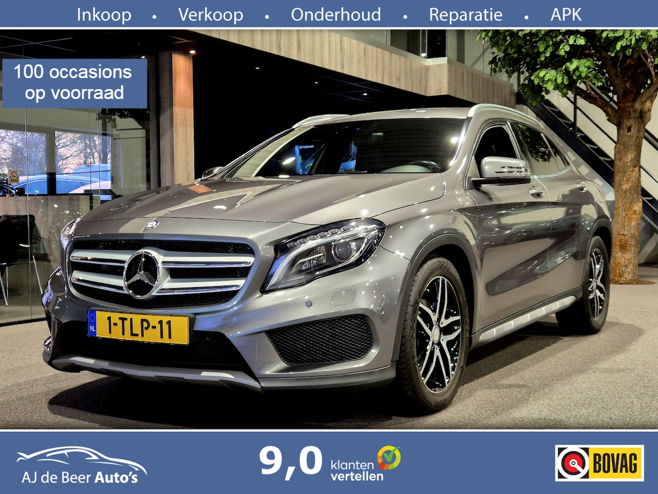 Mercedes-Benz GLA-Klasse - 200 Ambition AMG-Line NL-auto NAP | Zeer nette en complete auto - AutoWereld.nl