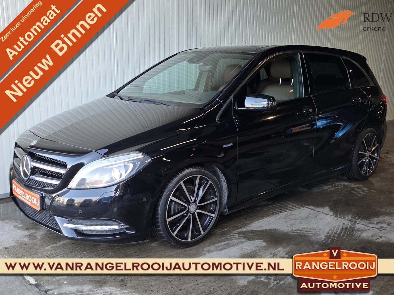 Mercedes-Benz B-klasse - 200 Aut., trekh., leer, stoelverw., pano, 18" lmv - AutoWereld.nl