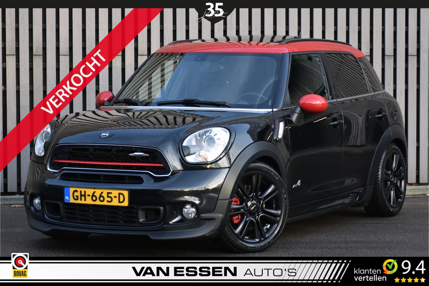 MINI Countryman - Mini 1.6 John Cooper Works ALL4 Chili Pano Navi H&K Leder Xenon Stoelverw. - AutoWereld.nl